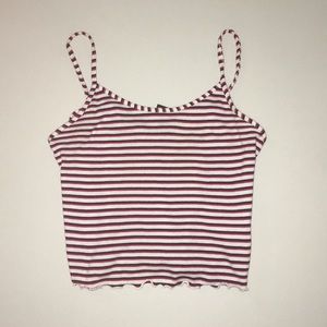 Stripped Crop Top